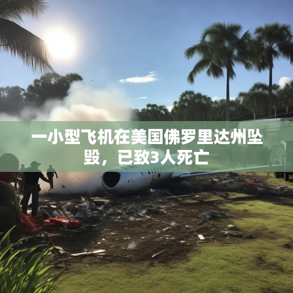 一小型飞机在美国佛罗里达州坠毁，已致3人死亡