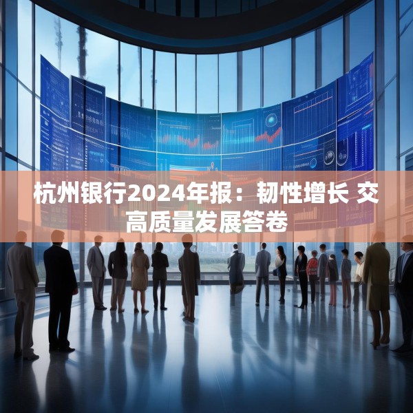 杭州银行2024年报：韧性增长 交高质量发展答卷