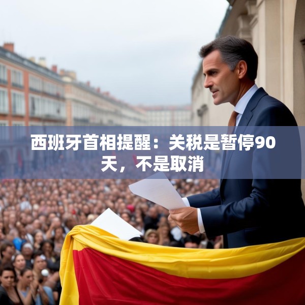 西班牙首相提醒：关税是暂停90天，不是取消