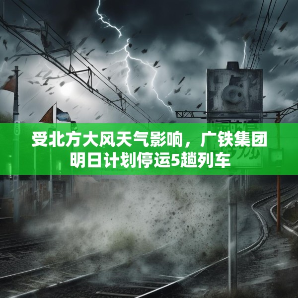 受北方大风天气影响，广铁集团明日计划停运5趟列车
