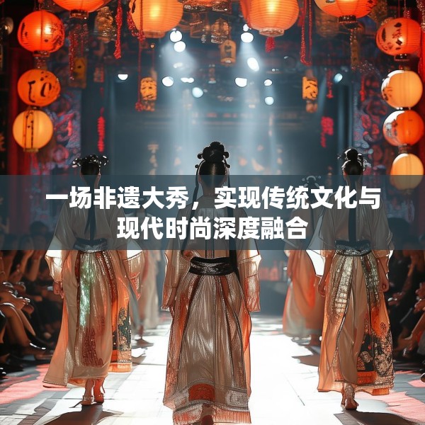 一场非遗大秀，实现传统文化与现代时尚深度融合