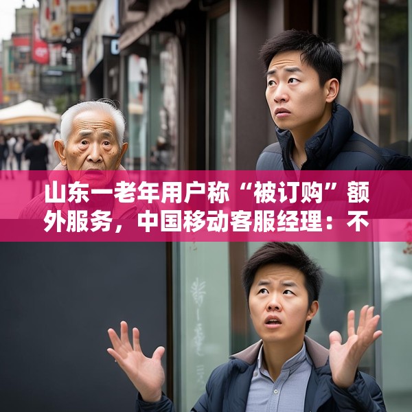 山东一老年用户称“被订购”额外服务，中国移动客服经理：不知情
