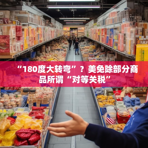 “180度大转弯”？美免除部分商品所谓“对等关税”