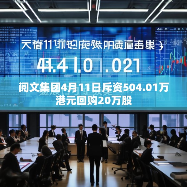 阅文集团4月11日斥资504.01万港元回购20万股