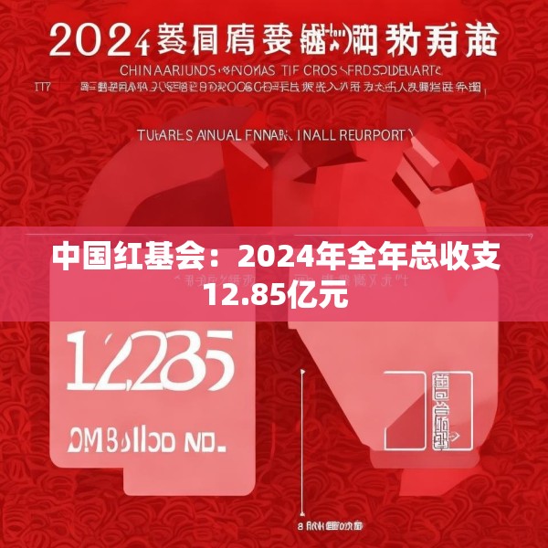 中国红基会：2024年全年总收支12.85亿元
