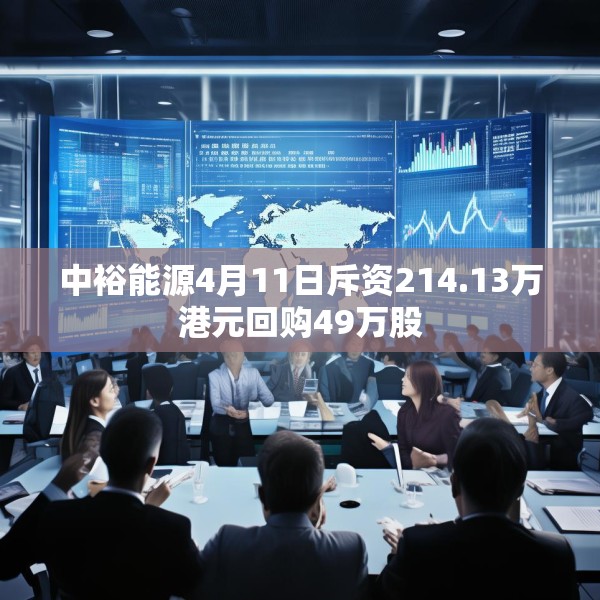 中裕能源4月11日斥资214.13万港元回购49万股