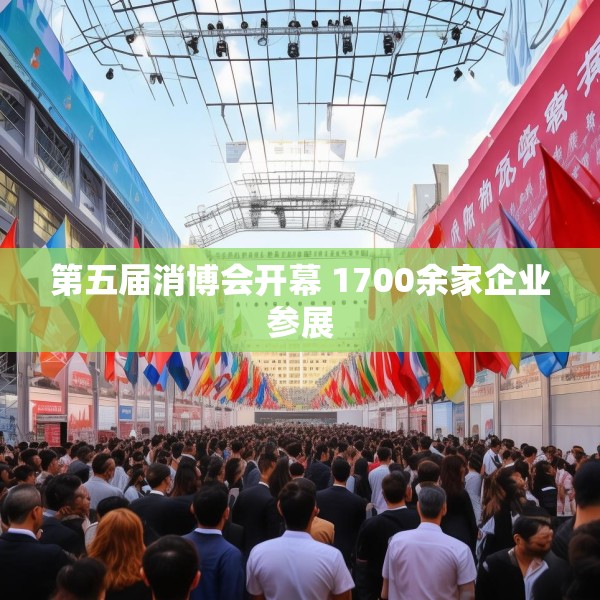 第五届消博会开幕 1700余家企业参展
