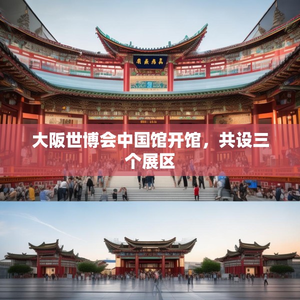 大阪世博会中国馆开馆，共设三个展区