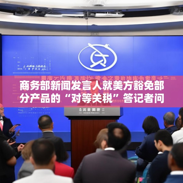 商务部新闻发言人就美方豁免部分产品的“对等关税”答记者问