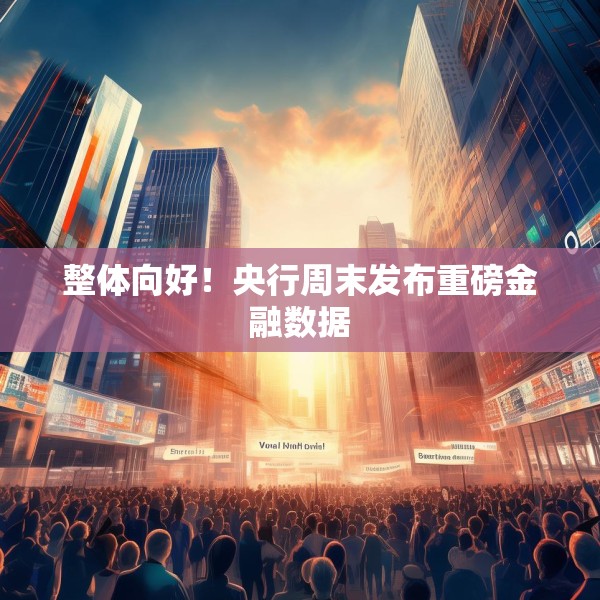 整体向好！央行周末发布重磅金融数据