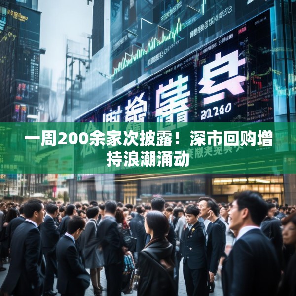 一周200余家次披露！深市回购增持浪潮涌动