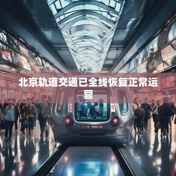北京轨道交通已全线恢复正常运营