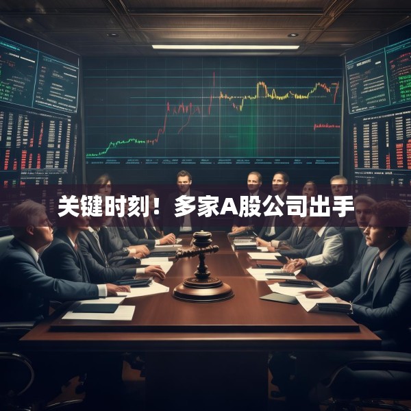 关键时刻！多家A股公司出手