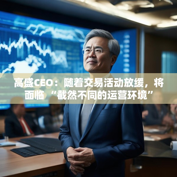 高盛CEO：随着交易活动放缓，将面临 “截然不同的运营环境”