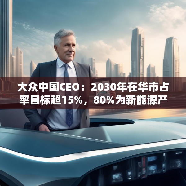 大众中国CEO：2030年在华市占率目标超15%，80%为新能源产品
