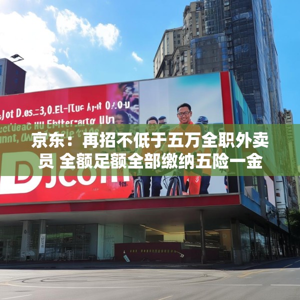 京东：再招不低于五万全职外卖员 全额足额全部缴纳五险一金
