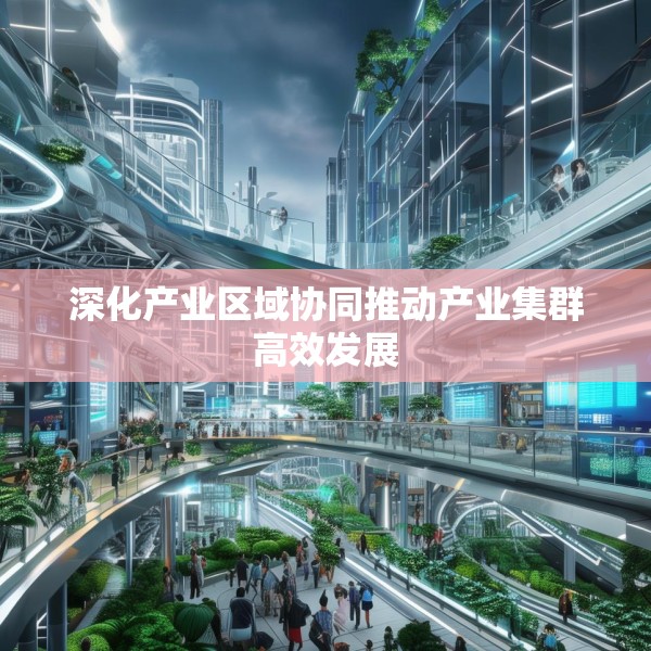 深化产业区域协同推动产业集群高效发展