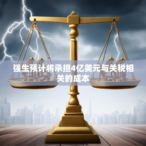 强生预计将承担4亿美元与关税相关的成本