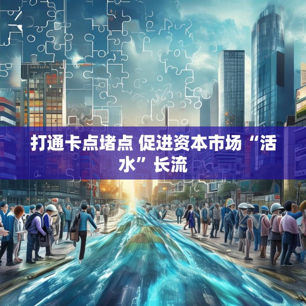 打通卡点堵点 促进资本市场“活水”长流