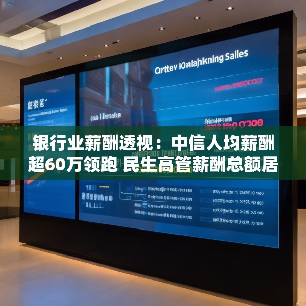 银行业薪酬透视：中信人均薪酬超60万领跑 民生高管薪酬总额居首