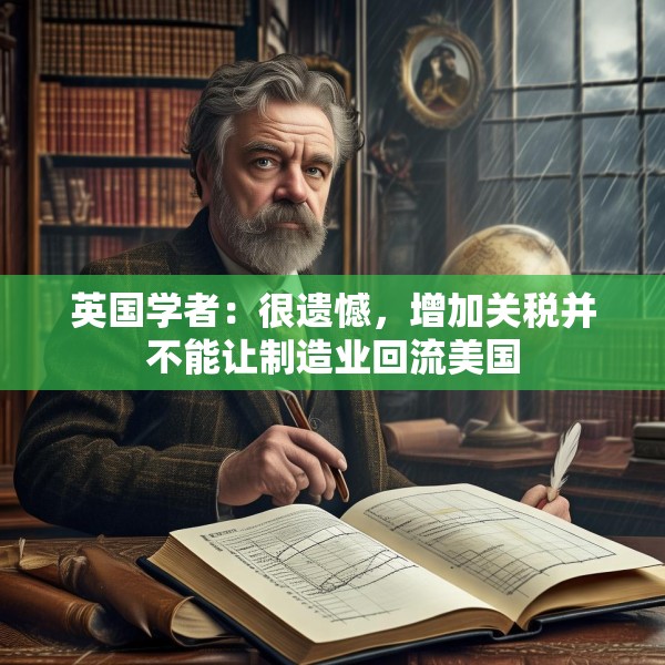 英国学者：很遗憾，增加关税并不能让制造业回流美国