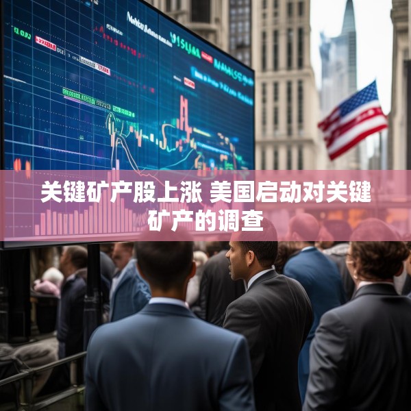 关键矿产股上涨 美国启动对关键矿产的调查