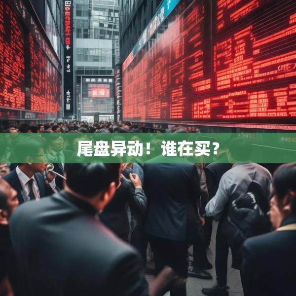 尾盘异动！谁在买？