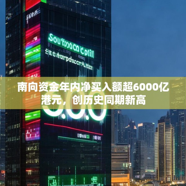 南向资金年内净买入额超6000亿港元，创历史同期新高