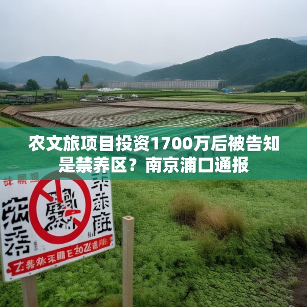 农文旅项目投资1700万后被告知是禁养区？南京浦口通报