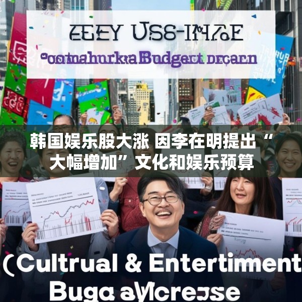 韩国娱乐股大涨 因李在明提出“大幅增加”文化和娱乐预算