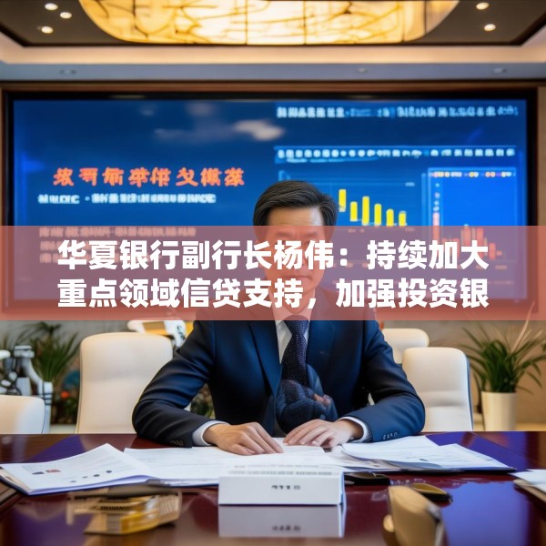 华夏银行副行长杨伟：持续加大重点领域信贷支持，加强投资银行体系化能力建设