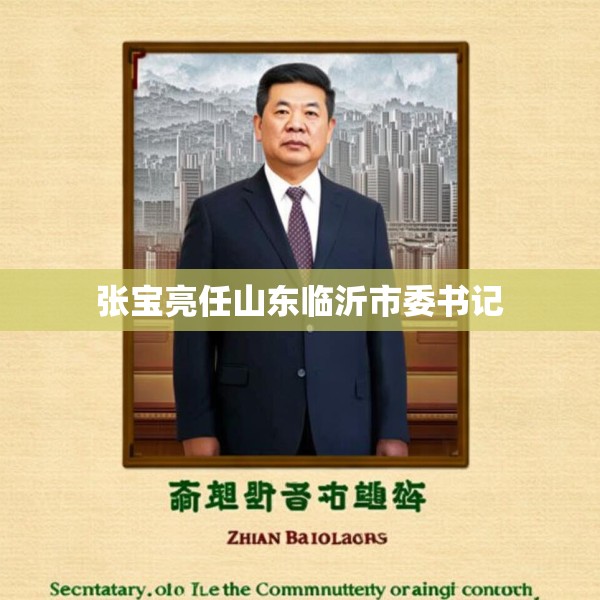 张宝亮任山东临沂市委书记
