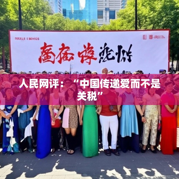 人民网评：“中国传递爱而不是关税”