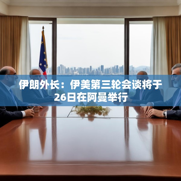 伊朗外长：伊美第三轮会谈将于26日在阿曼举行