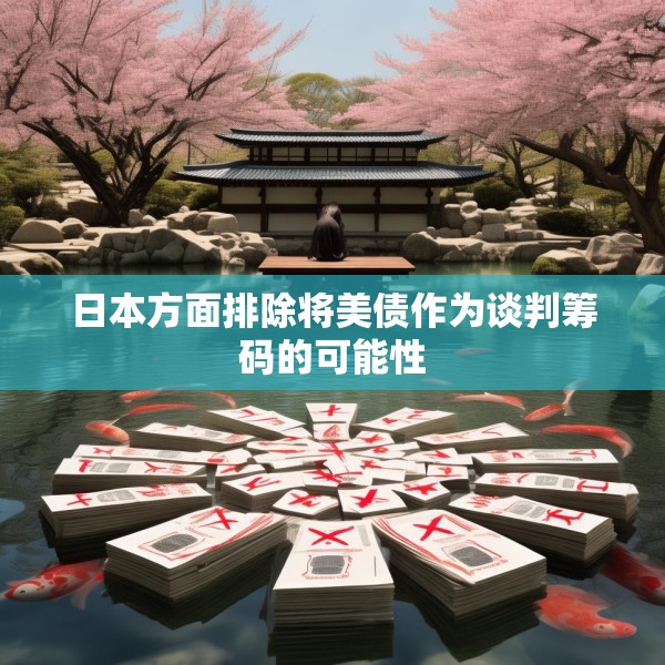 日本方面排除将美债作为谈判筹码的可能性