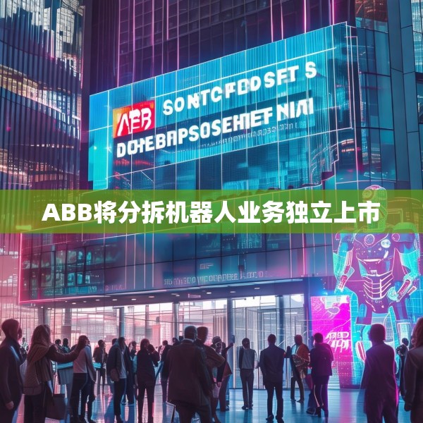 ABB将分拆机器人业务独立上市