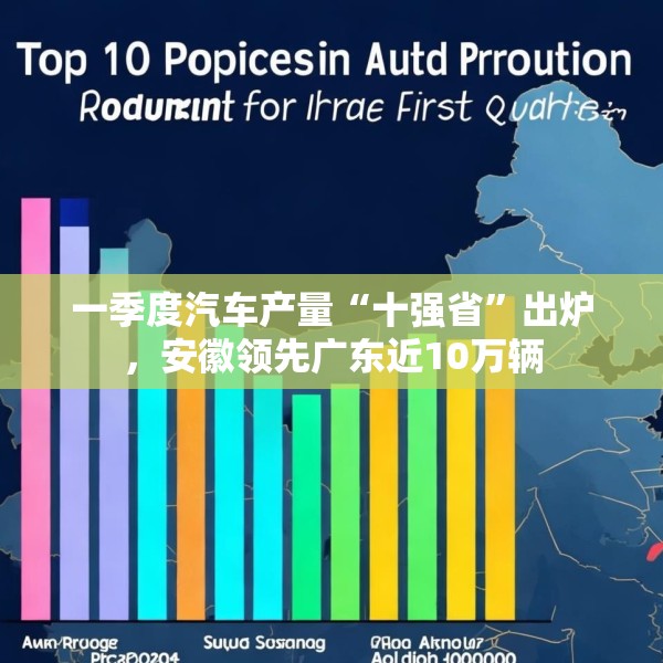 一季度汽车产量“十强省”出炉，安徽领先广东近10万辆