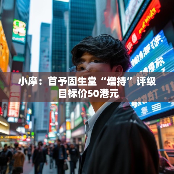 小摩：首予固生堂“增持”评级 目标价50港元