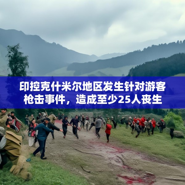 印控克什米尔地区发生针对游客枪击事件，造成至少25人丧生