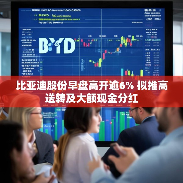 比亚迪股份早盘高开逾6% 拟推高送转及大额现金分红