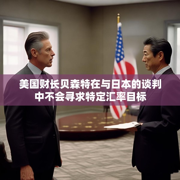 美国财长贝森特在与日本的谈判中不会寻求特定汇率目标