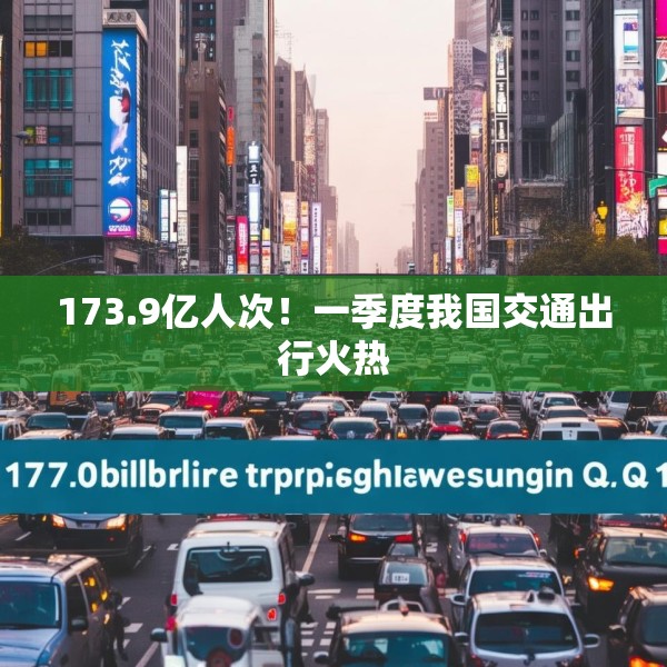 173.9亿人次！一季度我国交通出行火热