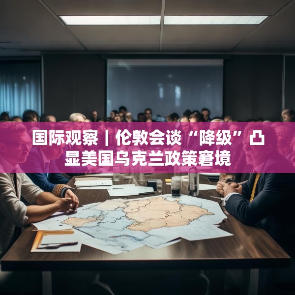 国际观察｜伦敦会谈“降级”凸显美国乌克兰政策窘境