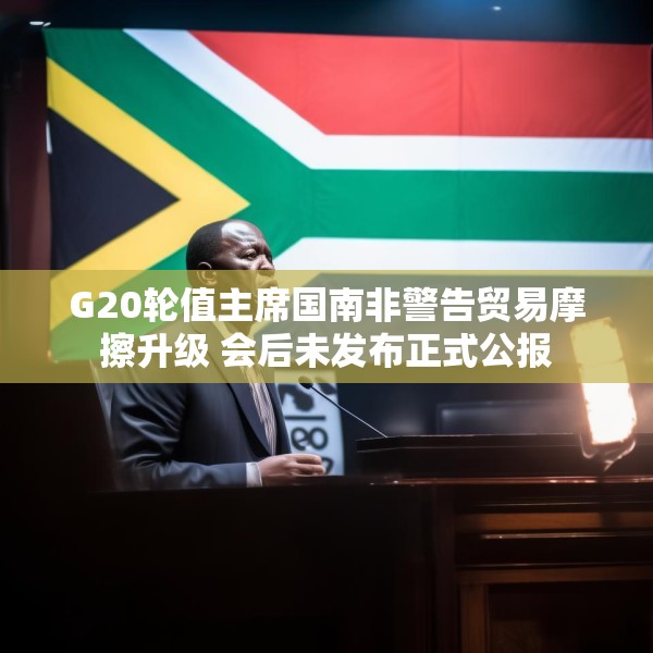 G20轮值主席国南非警告贸易摩擦升级 会后未发布正式公报