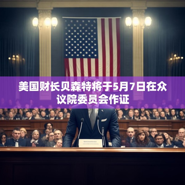 美国财长贝森特将于5月7日在众议院委员会作证
