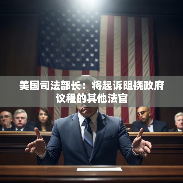 美国司法部长：将起诉阻挠政府议程的其他法官