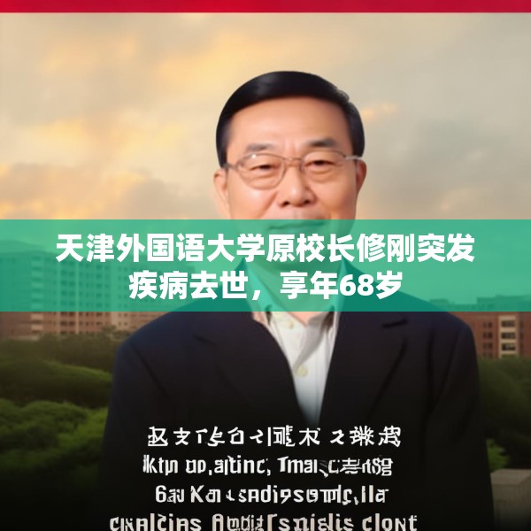 天津外国语大学原校长修刚突发疾病去世，享年68岁