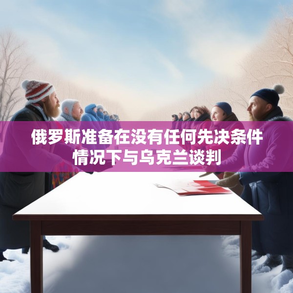 俄罗斯准备在没有任何先决条件情况下与乌克兰谈判