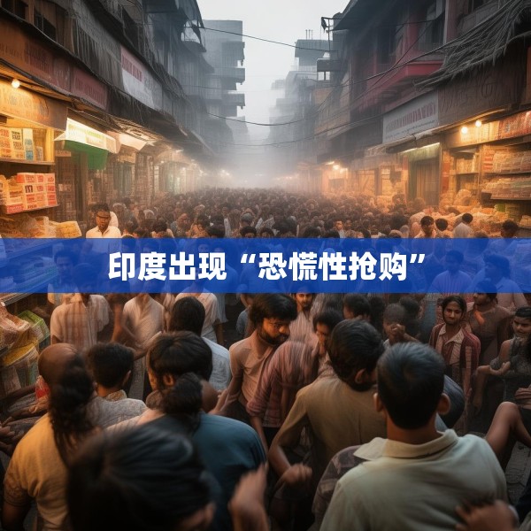 印度出现“恐慌性抢购”
