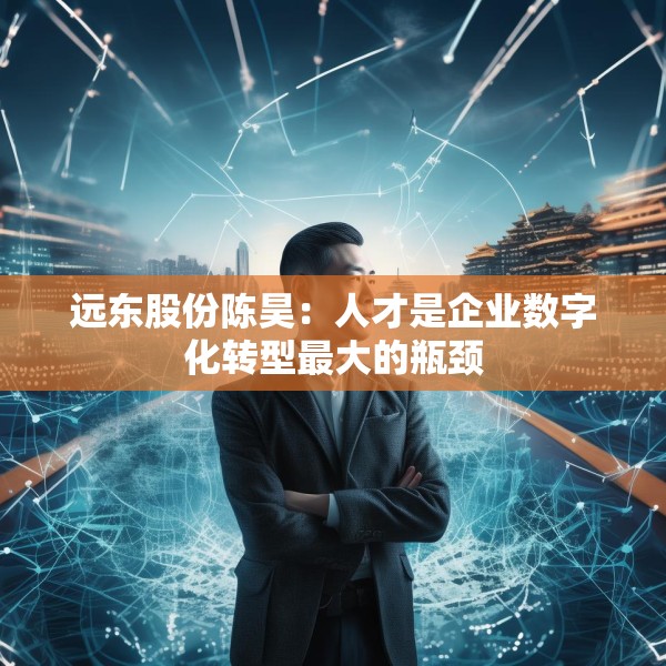 远东股份陈昊：人才是企业数字化转型最大的瓶颈